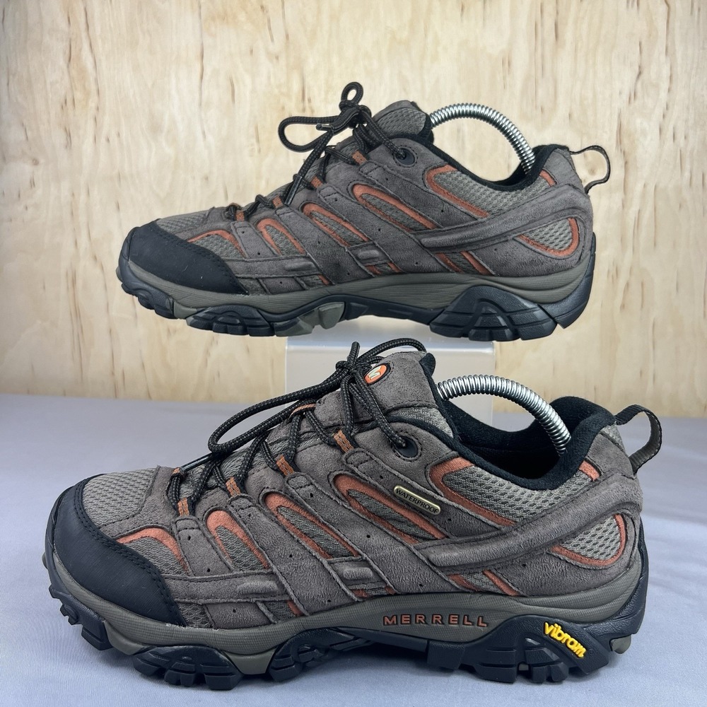 Merrell Moab 2 Waterproof Men's Size 10 Espresso Hiking Shoes J06027 Used